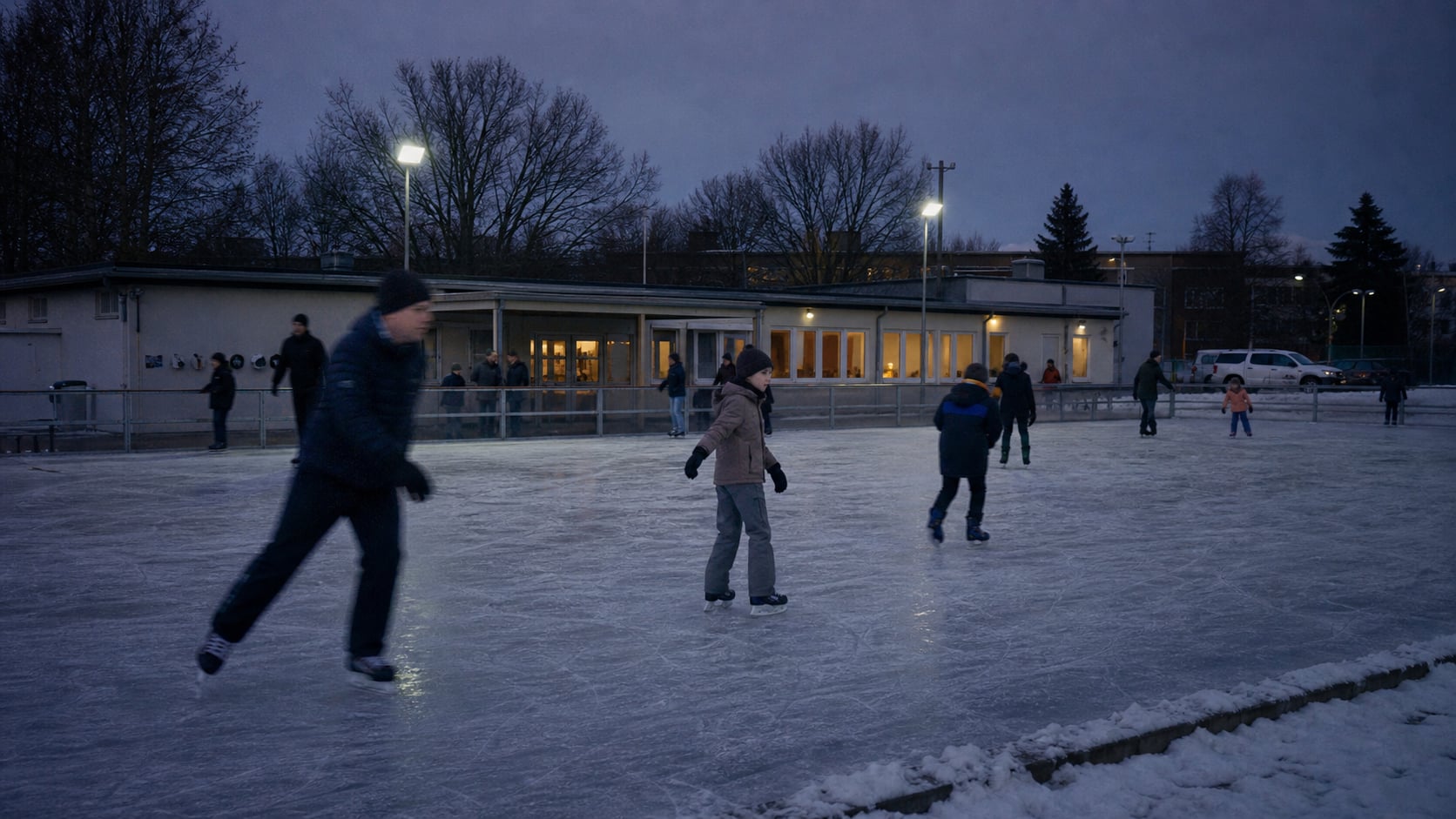 Eislaufen in Linz